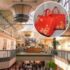 2026 Peace Gift Bag Festive Gift Bag Wedding Non-woven Handbag Spring Festival Shopping Bag New Year Red Blessing Bag