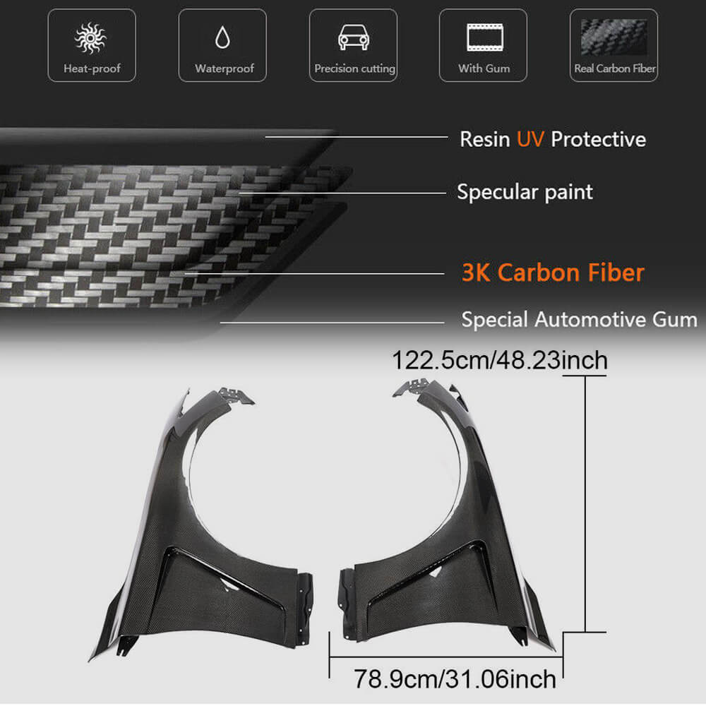 Крылья (для Q50 2014-2020, Карбон) для Infiniti Q50/Q60