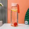 Bærbart tau 550 650 ml Plast Klart Løpesport Vannflaskekopp Student Mann Kvinne Sommer Handy Cup BPA-fri