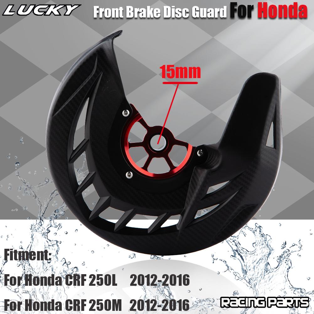 Motorcycle CNC Front Brake Disc Guard Protector Cover 15mm 17mm 20mm For Honda CRF 250L 250M CRF250L CRF250M CRF300L 450R 450X
