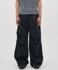 Base Moment Cn Wide Parachute Pants Black
