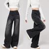High Waist Y2K Jeans Loose Baggy Denim Pants Simple Cowboy Trousers  Streetwear