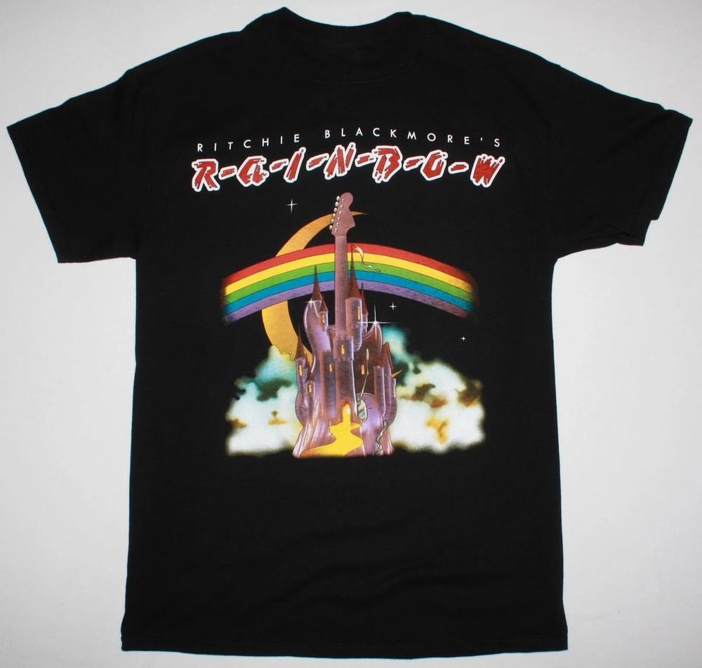 Rainbow RITCHIE blackmore T-Shirt 100% Cotton Tee All Size S-5XL Unisex T-Shirt XXXL