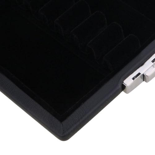 Yibuy Oboe Reed Box for 6 Reeds, 9.2 x 7.8 x 2cm, Black
