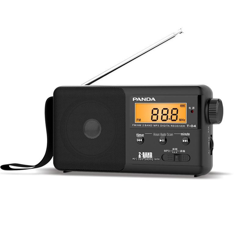 

PANDA T-04 FM Radio Receiver with Charging Slot for Seniors Standard сірий колір