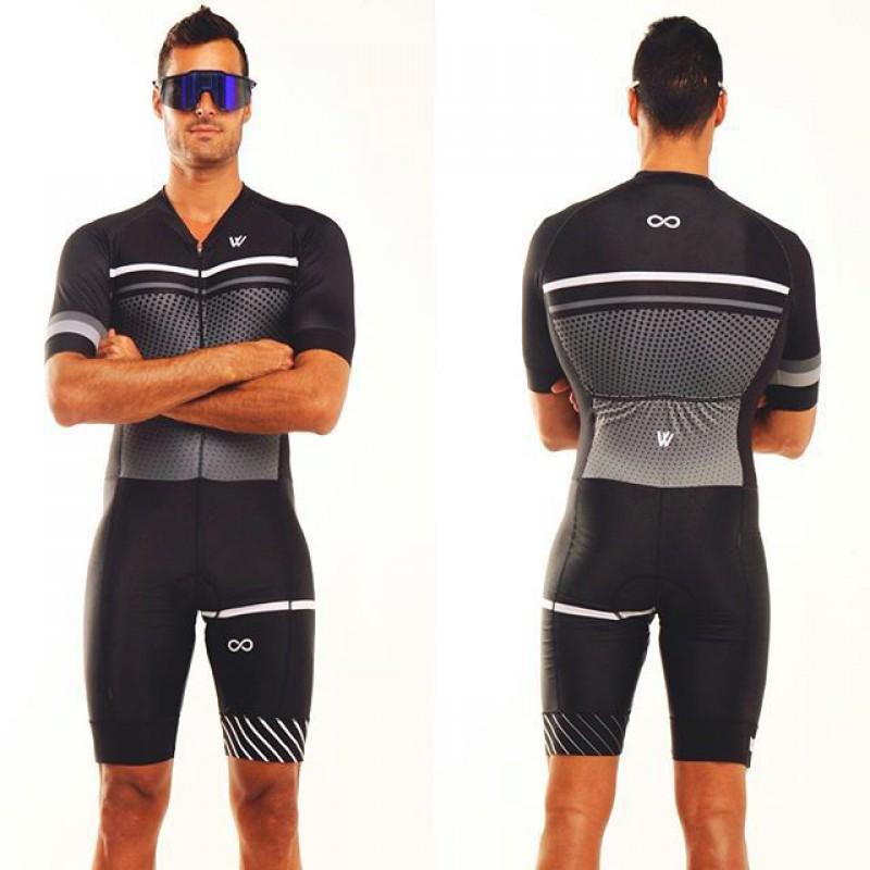 Mens Quick-Dry Triathlon Cycling Bodysuit Road Bike Racing Endurance Training