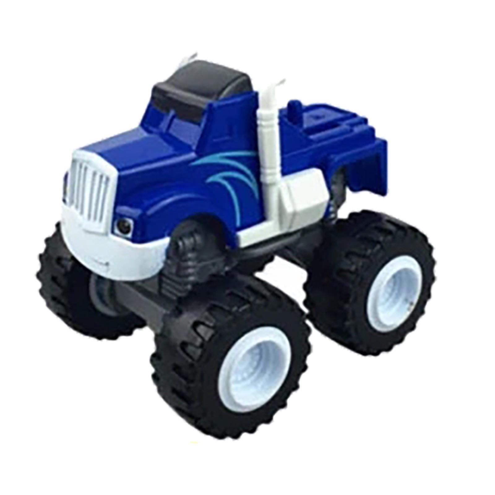 

Monsters Truck Toys Machines Car Toy Classic Blaze Cars Toys Model Gift синий