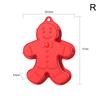 Chocolate Mold Christmas Crutch Silicone Festive Bakeware Diy Candy Fudge Ice Jelly Cake Decor Bakeware Mold