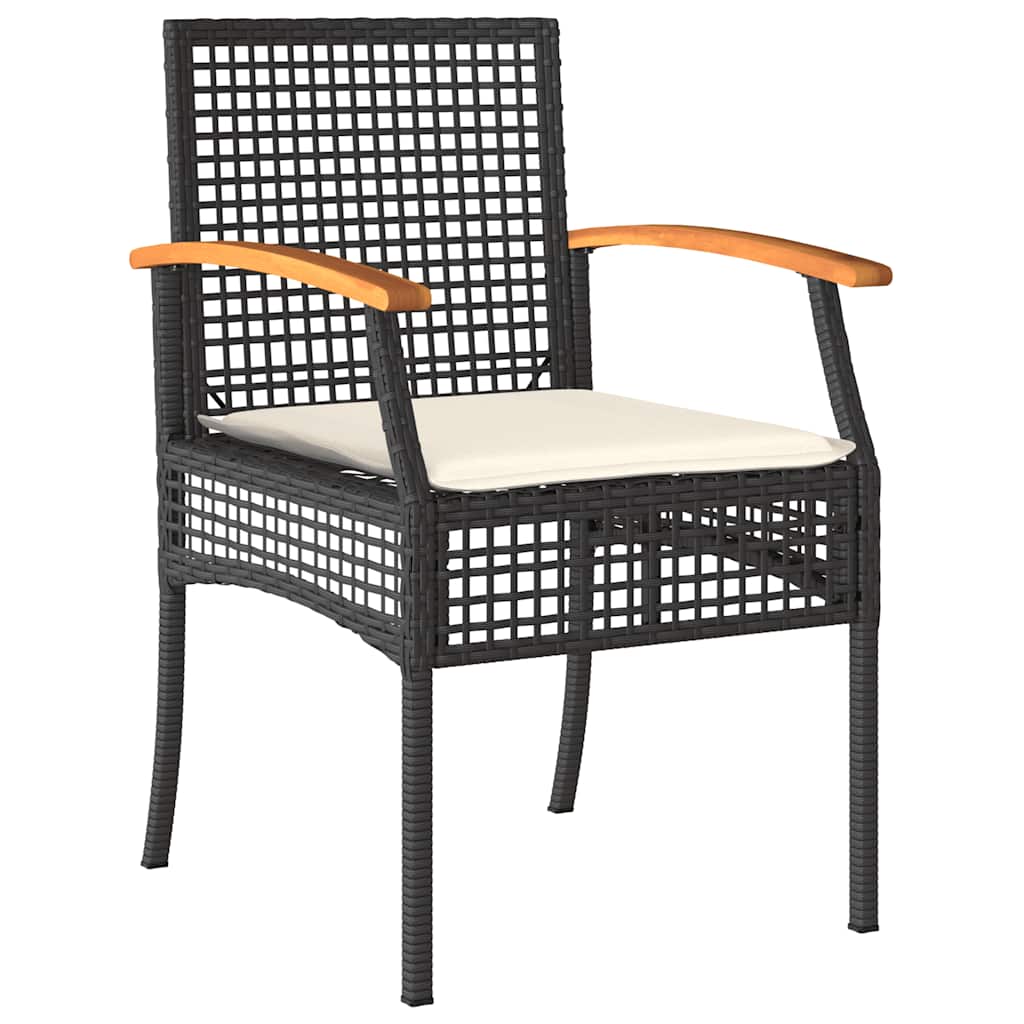 Vidaxl 4-Piece Lounge Set With Cushions, Poly Rattan