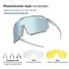 ROCKBROS Cycling Glasses Goggles Polarized/Photochromic Sunglasses Sport Big frame Eyewear UV400 Sun Protection with 2 Lens