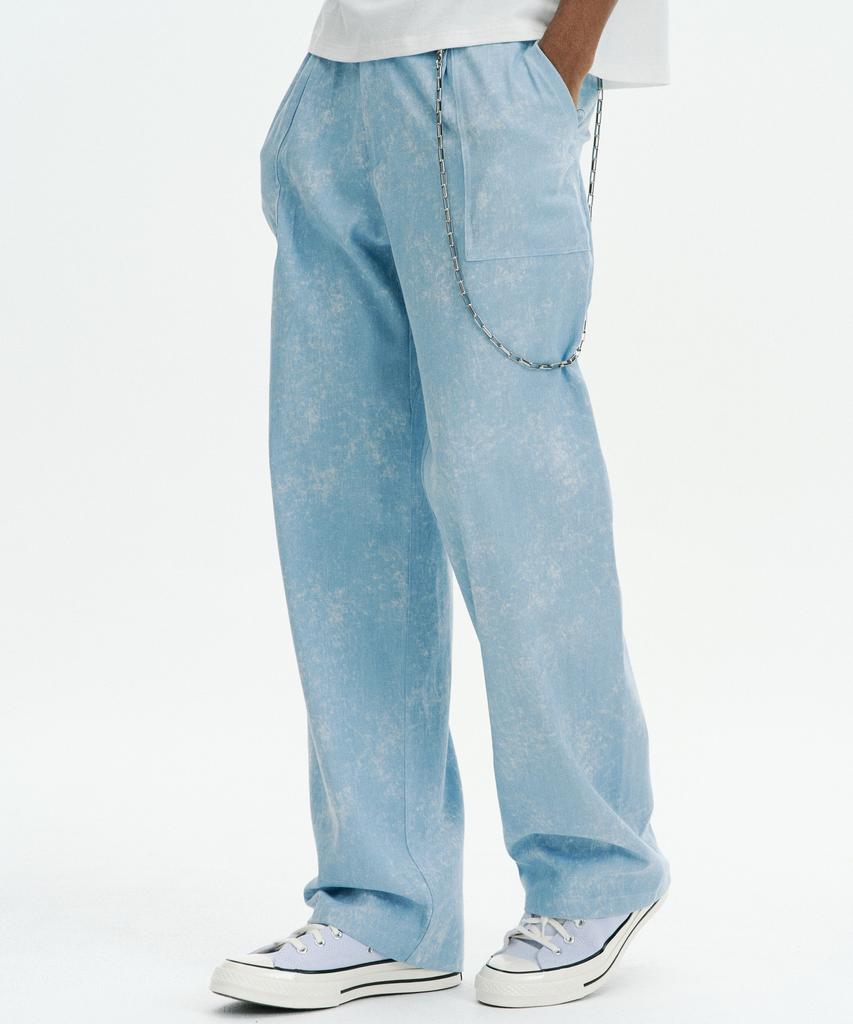 Keuleogsi Frost Washed Semi-Wide Pants