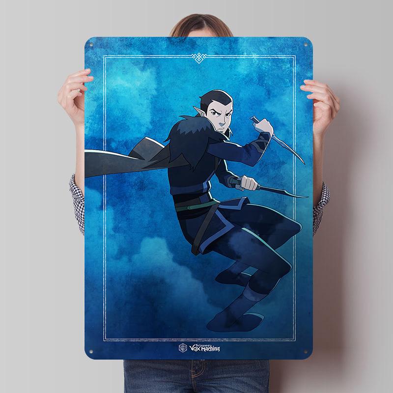 The Legend of Vox Machina Tinplate Posters Customizable Wall Art Retro Vintage Metal Tin Signs for Home and Decoration Gaming