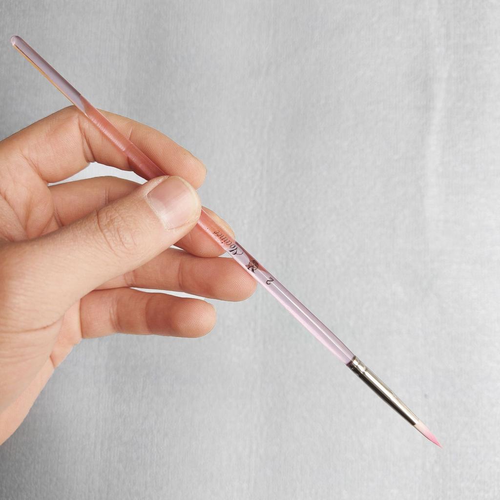 Wysokiej Jakości Biały Łabędź Kryształowy Pręt Pędzel Nylonowy Akwarela Gwasz Pędzel do Oleju Cyfrowego Pędzel do Linii Artystycznych