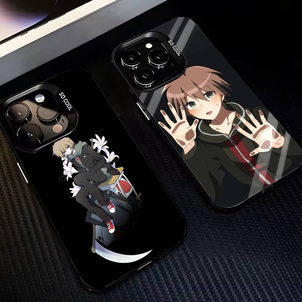 M-Makoto N-Naegi-MNES Phone Case For iPhone 17,16,15,14,13,12,11 Plus,Pro Max,XS,Colorful Silver Black Cover
