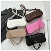 2023 New Autumn Fashion Simple Shoulder Bag Street Style Medium Pu Crossbody Bag