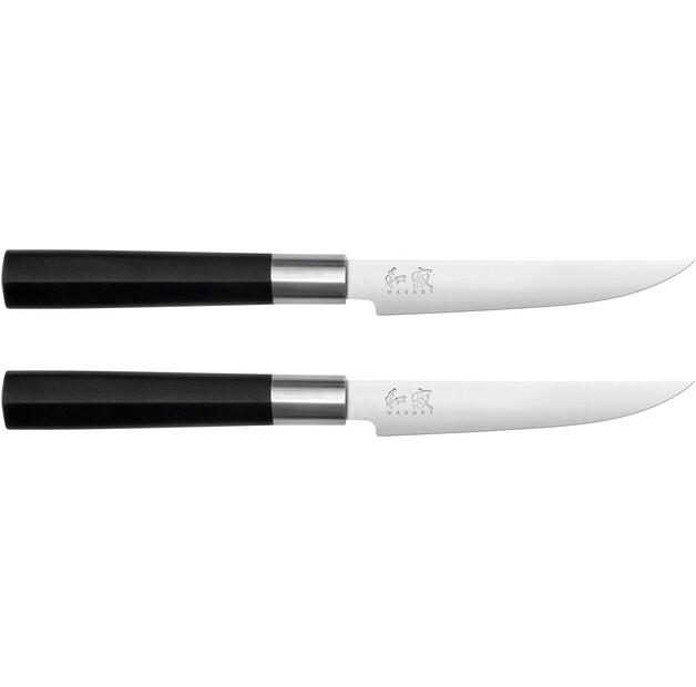 

Набор ножей для стейка KAI Wasabi Black, 2 предмета (67S-400)