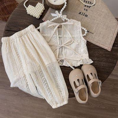 2026 Summer Girls' Stylish Vest & Pants Set - Toddler & Baby Fashion