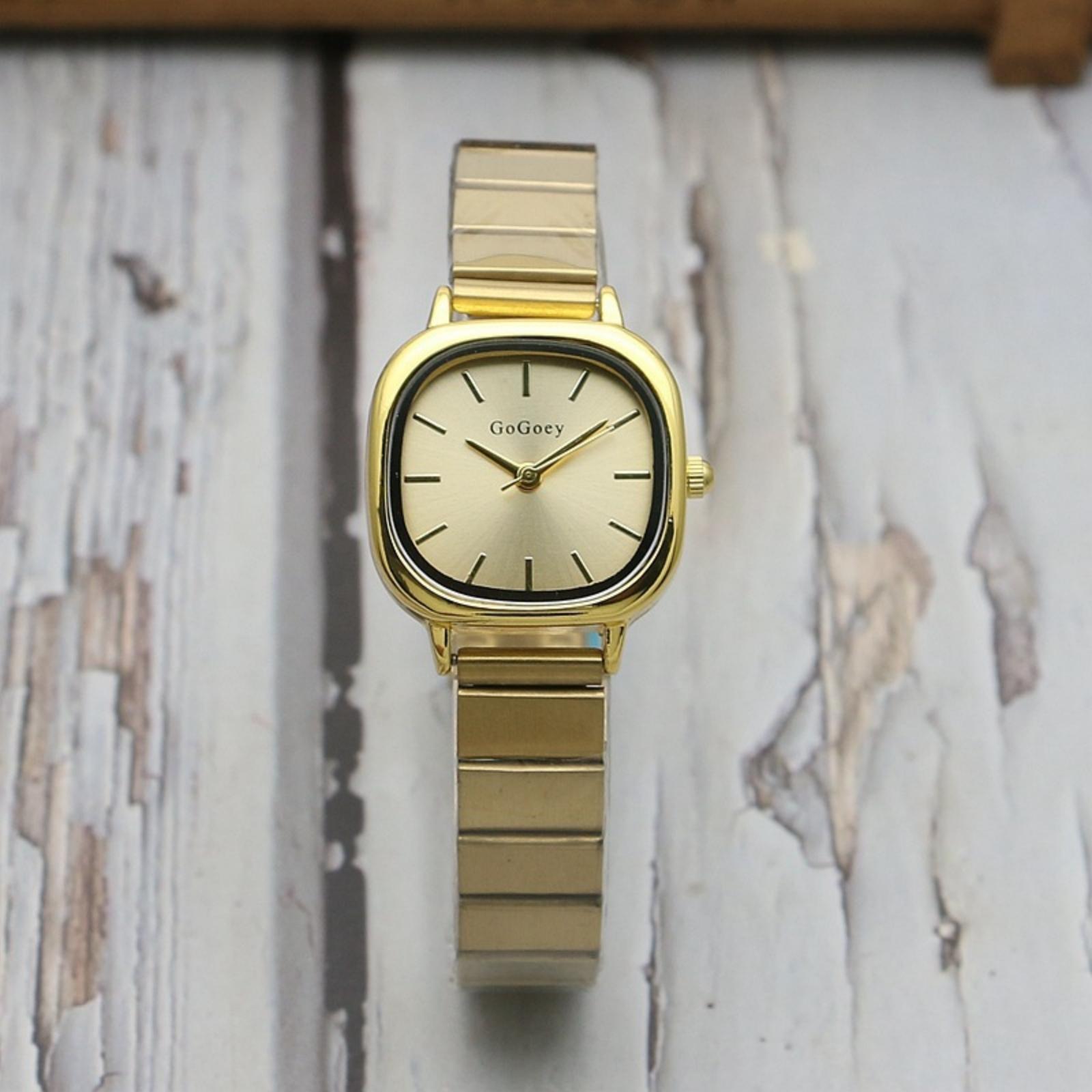 

Женские модные кожаные часы One Size золотой