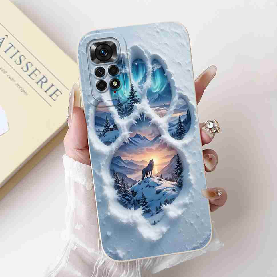 Cute Girl Cover For Xiaomi Redmi Note 11 Pro 4G Casing Soft Silicone Fundas Case For Redmi Note 11 Note11 Pro Cover Coque