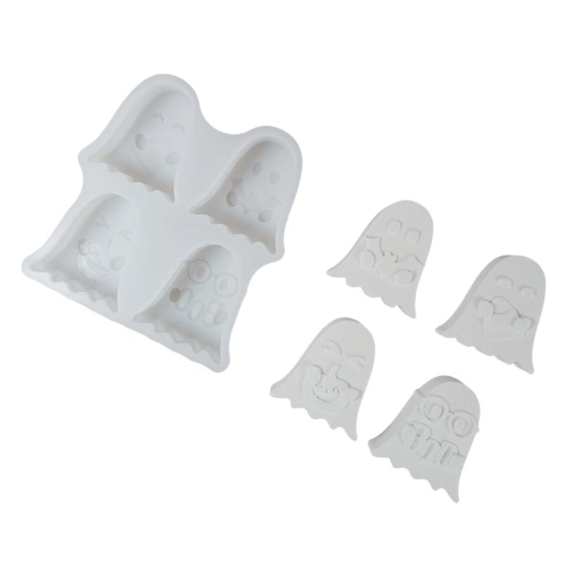 Ghostly Silicone Molds Safe Silicone Easy Demolding For Candle Soap J0MC