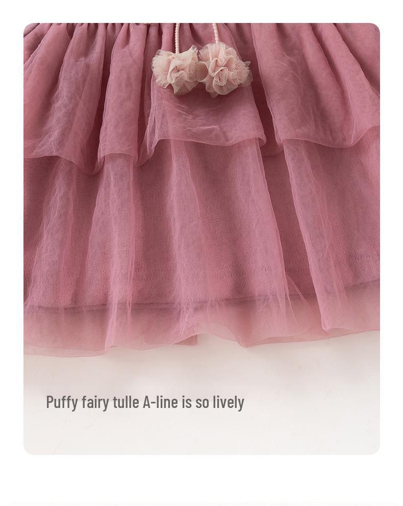 Girls' Stylish Long Sleeve and Pants Set for Spring and Autumn