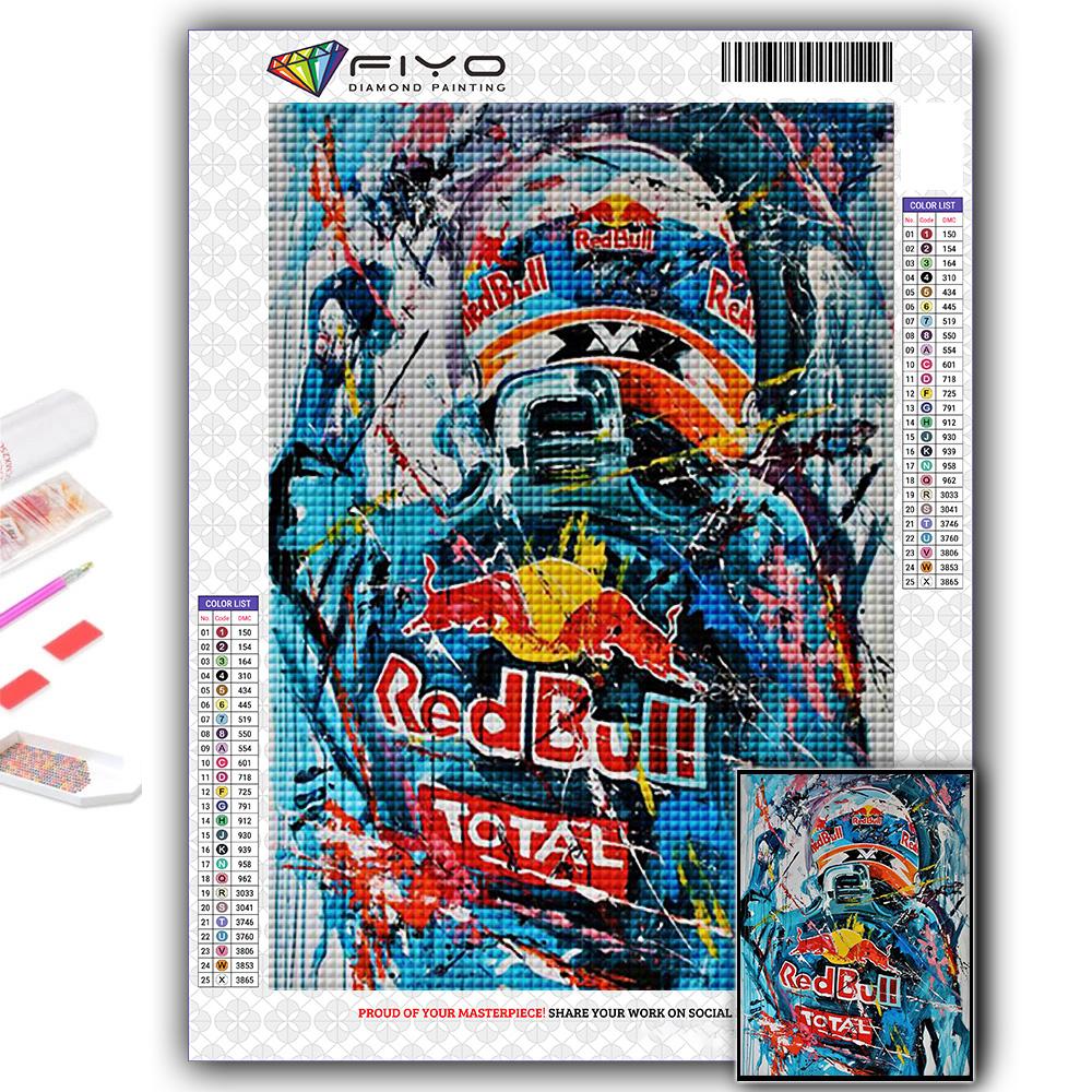 

Популярный 5D Diy Cross Stitch F1 Гонщик Живопись Full Drill Cross-Stitch Crafts Kit Наклейка на стену Домашний декор