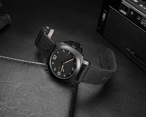 Hemsut Watch Band, Soft Canvas Quick Release Watch Band, 18/20/22/24mm Replacement Strap