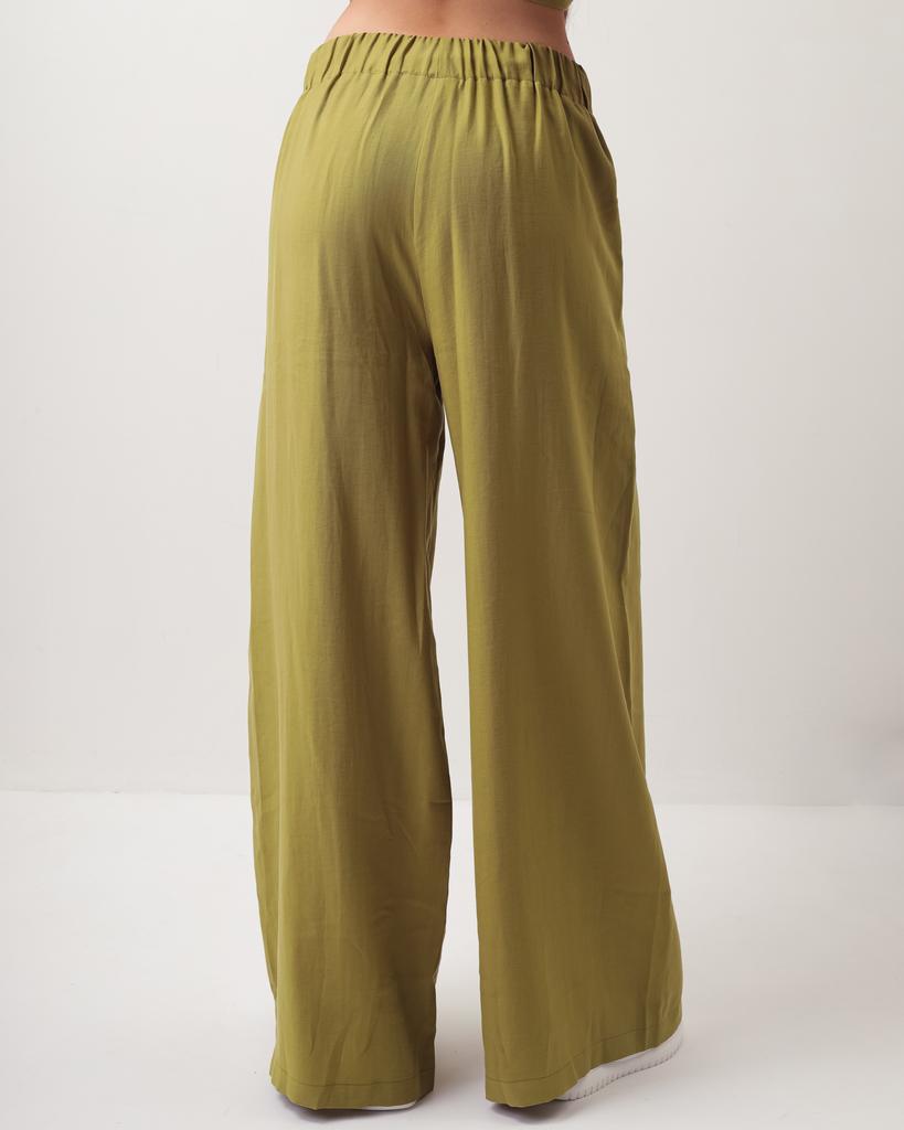 Women's Summer Suit Samsara 84521 38 Olive (shirt, Trousers)