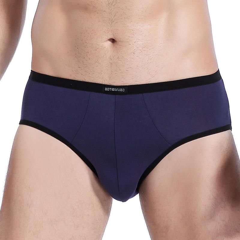 Men's Big Size Briefs Modal Teen Mid-Waist Underwear Sexy Solid Color Underwear Breathable Shorts L XL 2XL 3XL 4XL 5XL