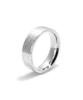 Lionheart Ring LH for Gift Hammered Flat Silver Size 19 Ring, 925,