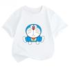 Fashion Summer Cartoon Short Sleeve T Shirt for Kids Comfortable Anime Casual Clothes Boys Girls Children Doraemon Robotic Cat