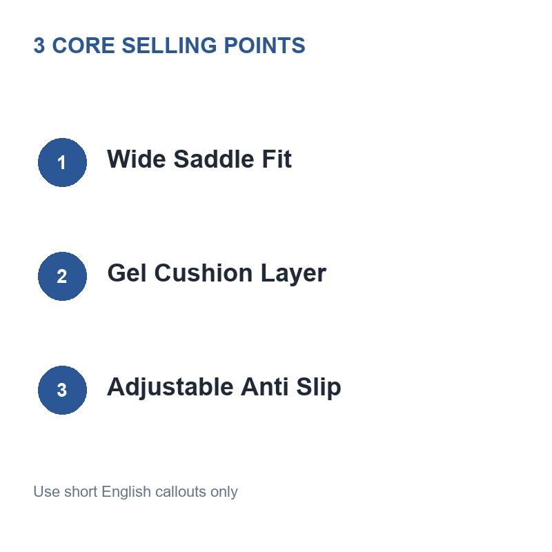 1 Piece Wide Bicycle Seat Gel Cushion Cover Exercise Bike Saddle Pad for Indoor Outdoor Cycling Non Slip Comfort Protector