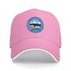 Ushuaia Tierra Del Fuego Argentina Logo Baseball Cap Black Blue White Embroidered Design Outdoor Adventure Travel Souvenir Gift