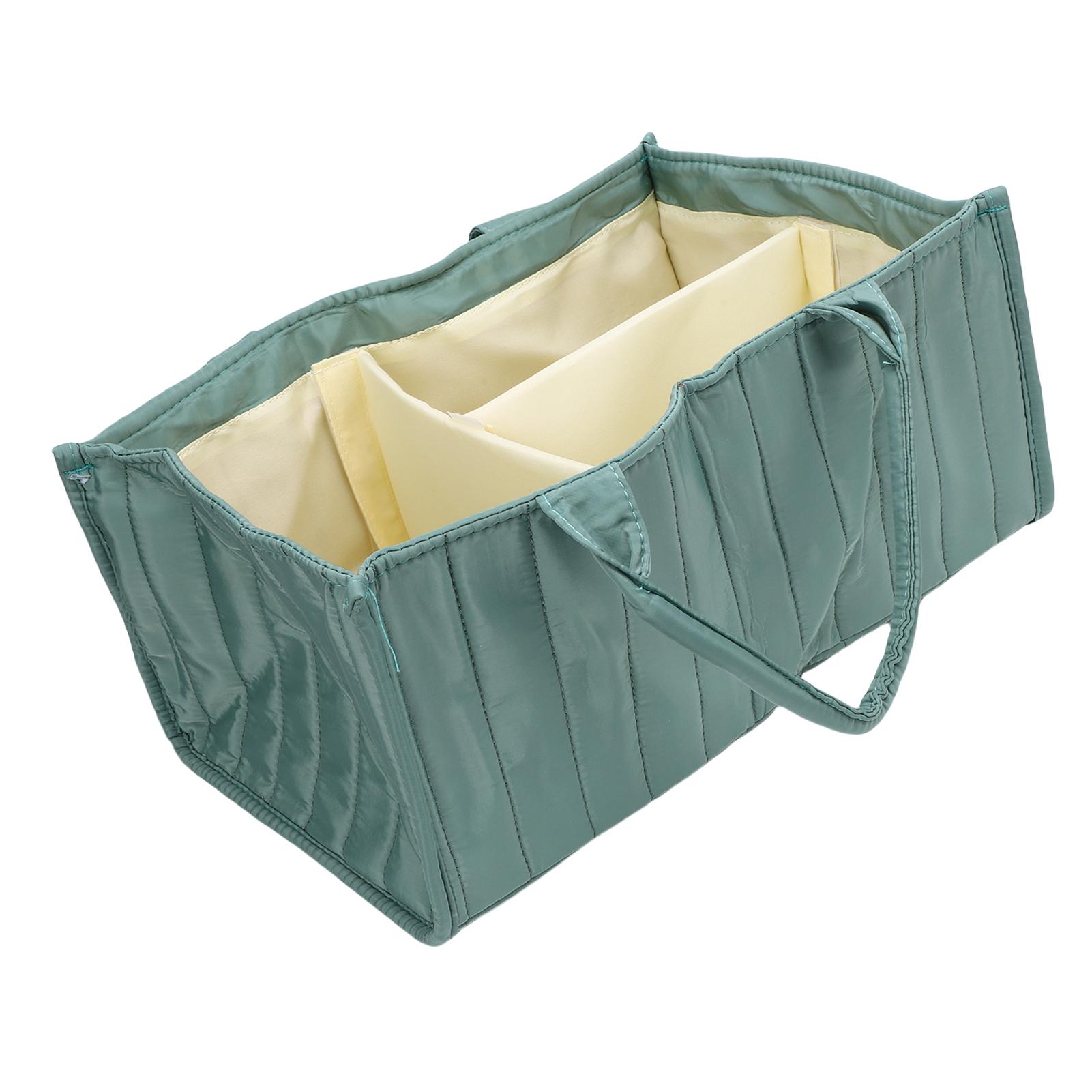 Changing Organiser Baby Storage Basket Folding Baby Nappy Organiser with Carry Handles 1400₽