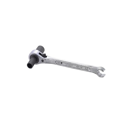 TOP Hanging Band Wrench, 10x14mm Ratchet, 12mm Flare Nut Wrench, Plumbing, Made In Japan, PHW-1014-3, Tsubame-Sanjo, Japan