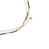 Collier - LUXENTER - Holis - Argent 925 - Or jaune 18k - Zirconium brillant