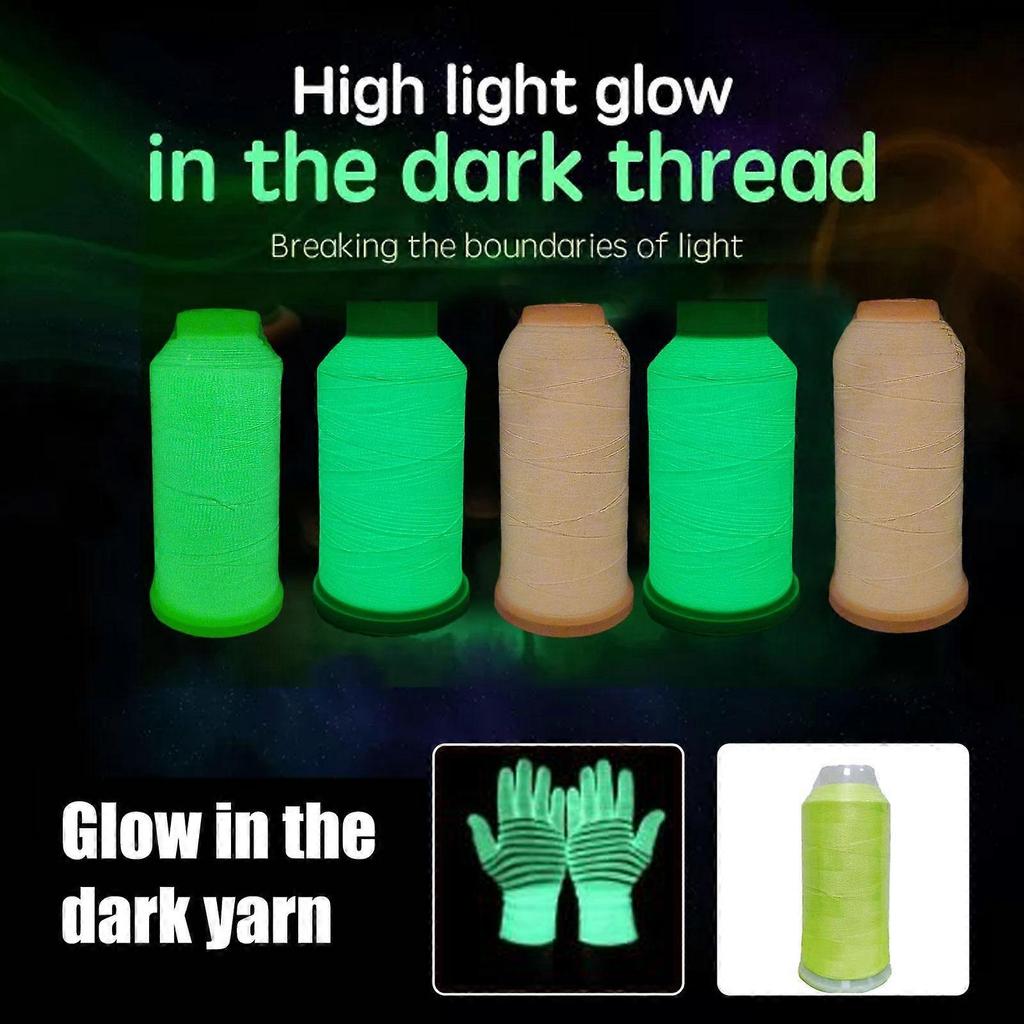 Glow In The Dark Embroidery Thread 150D/2 Polyester Yarn