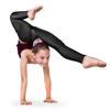 Leggings da Ballo e Yoga per Bambini in Lamina Dorata Lucida: Alta Elasticità, Traspirante