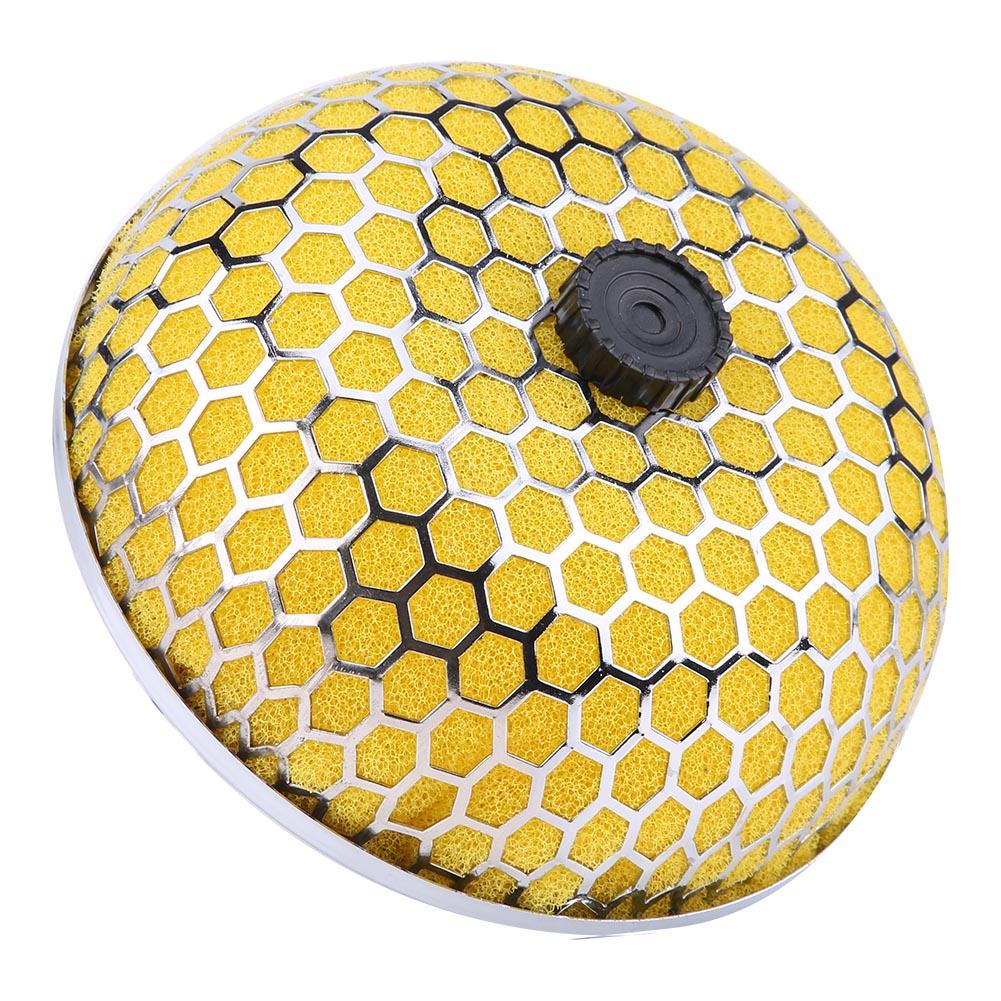 Čistič sání vzduchu do auta čistič houbové pěny s vysokým průtokem univerzální(Žlutá)