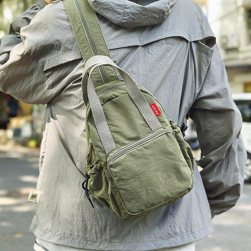 Multifunctional Small Backpack Unisex Lightweight Travel Chest Bag