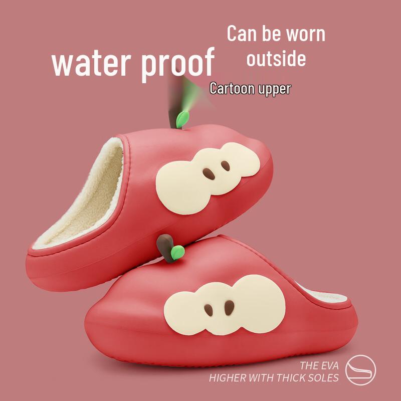 Grace Apple Cartoon Waterproof Slippers 35-36