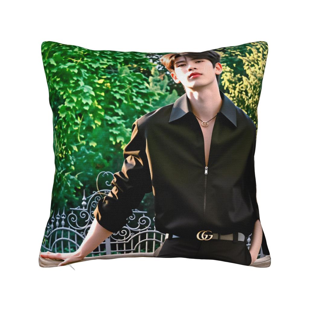 Zhang Actor Linghe Pillow Cover Morden Pillow Case For Sofa Couch Bed Living Room Graphic Pillowcases Gift Idea