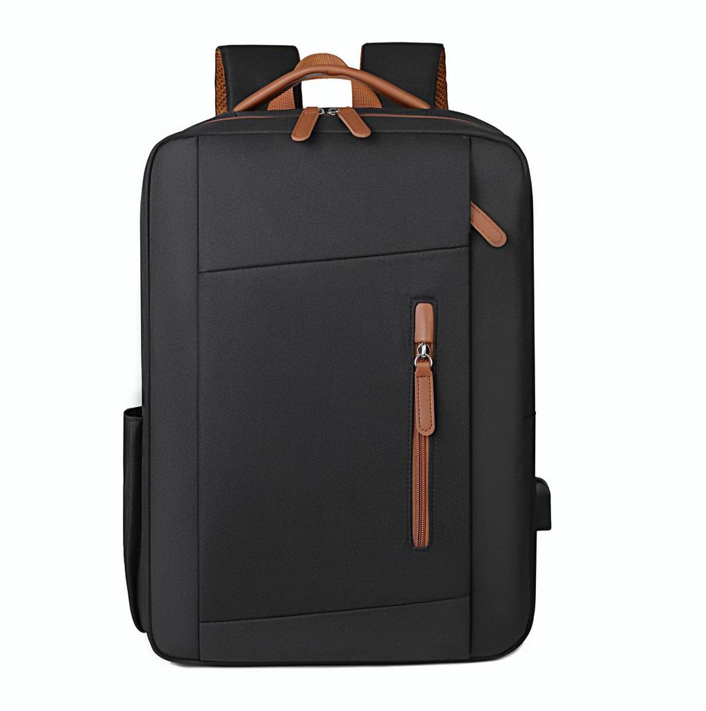 Schoolbag new usb charging backpack printed logo multi-compartment large-capacity computer bag multi-purpose commuter backpack