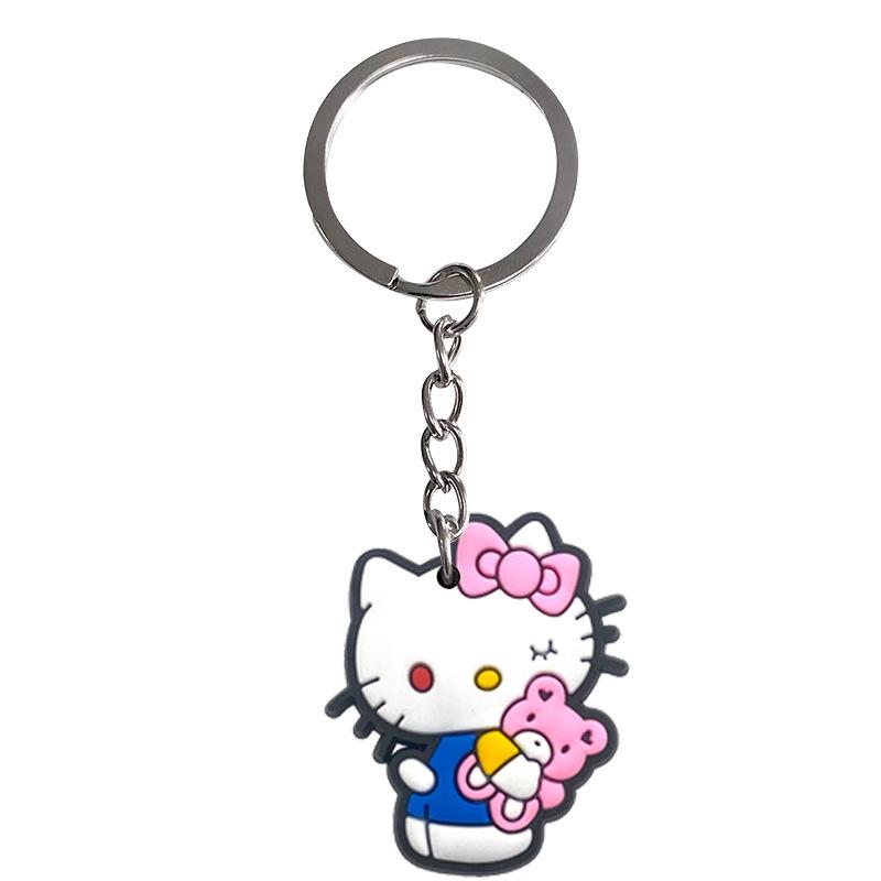 HelloKitty Keychain Soft Rubber Pendant - Small Gift Accessory