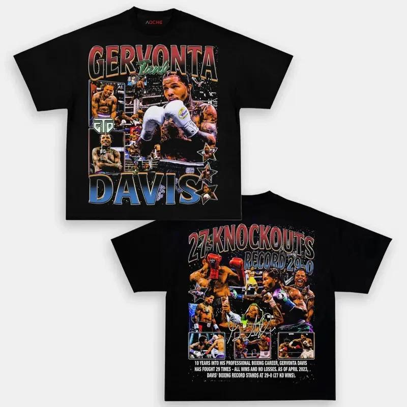 Футболка COMBATWEAR GERVONTA DAVIS, Унисекс Боксерская Футболка, Футболка с Графическим Принтом L