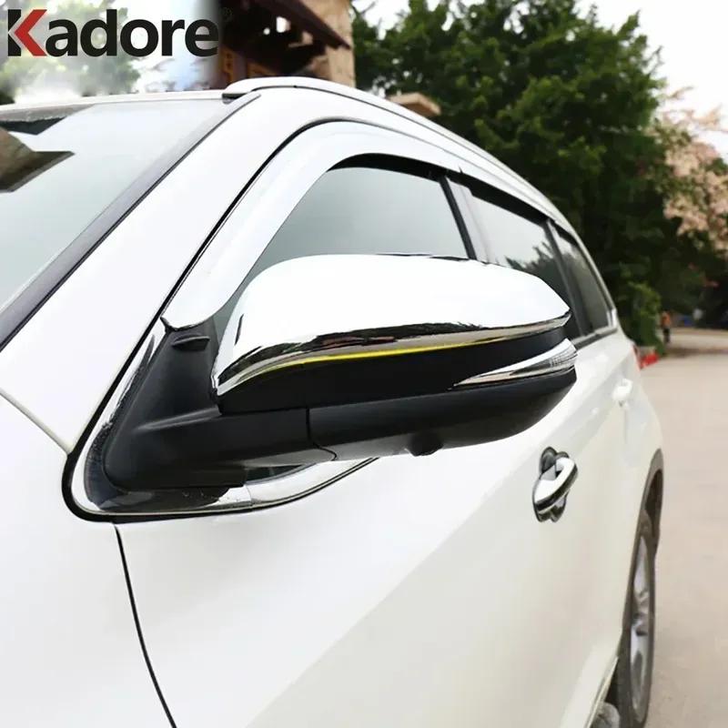 For Toyota Venza Harrier -  2024 2025 Carbon Fiber Car Rearview Mirror Cover Trim Side Wing Mirrors Cap Accessories