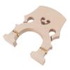 Violin Bridge Maple Wood Adjustable Brass Screw Double Bass Bridge for Replacement 1/8