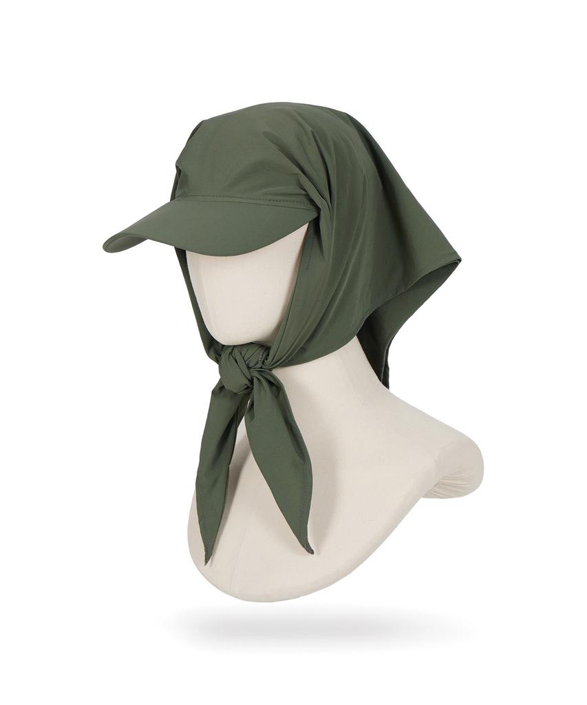 Bajal Label Bandana Ball Cap Khaki