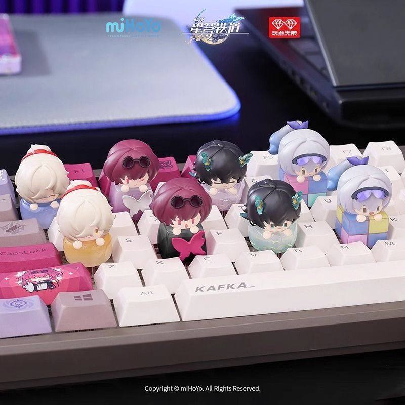Honkai: Star Rail Fingerspitzen-Tastenkappen-Serie Mihoyo Blind Box Modell Cartoon Sammlung Heimdekoration Überraschungsgeschenk Auf Lager