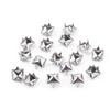 Gold 4 Claws Releasable Silver Metal Pyramid Shape Quality Square Rivets Garment Supplies DIY Studs Sewing Decor